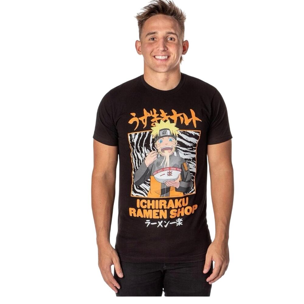 Naruto Shippuden Men's Small t-Shirt Anime Shirt Ichiraku Ramen Shop